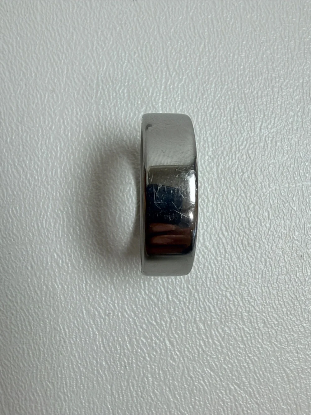 Oura Gen 4 Silver Ring Size 13— Polished Metallic Finish